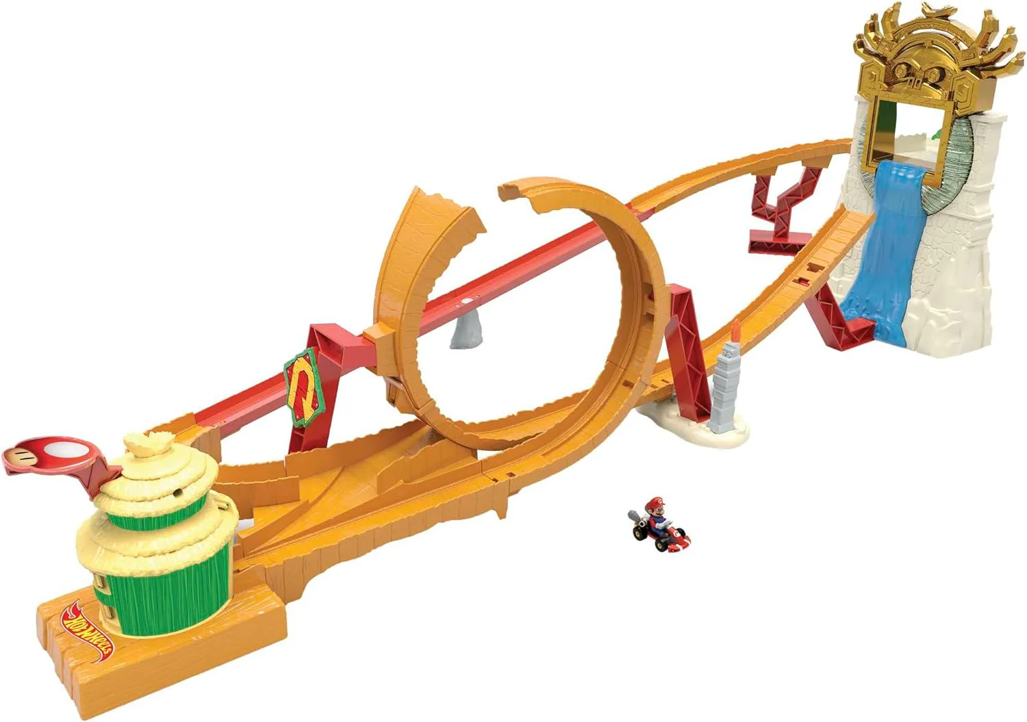 Hot Wheels Mario Kart Kong Island Track Playset HMK49 - Image 6