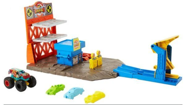 Hot Wheels Monster Truck Blast Station Playset HFB12 - Image 2