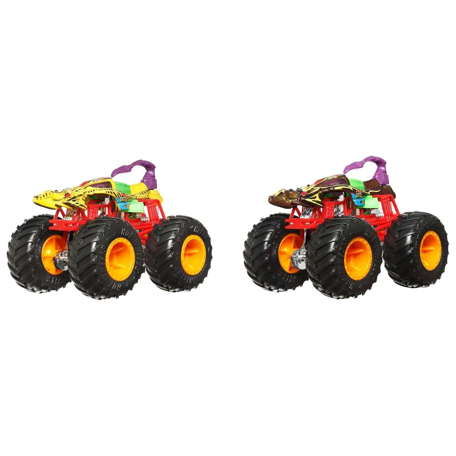 Hot Wheels Monster Truck Color Shifter Podium Crasher HGX08/HGX06 - Image 2