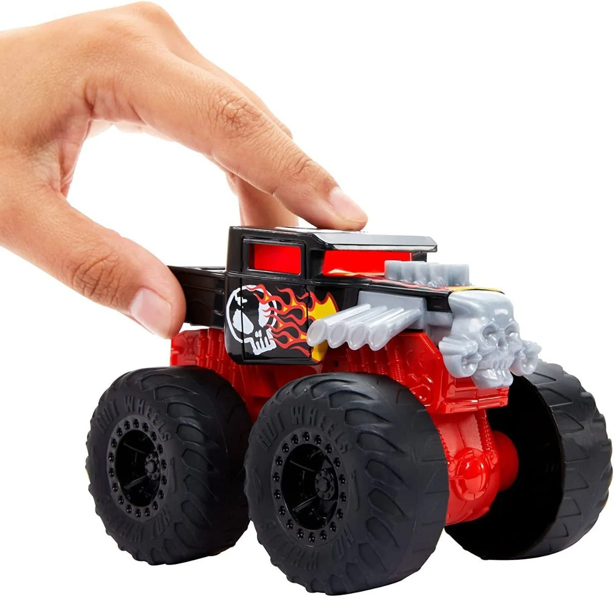 Hot Wheels Monster Truck Lights & Sounds Bone Shaker HDX60