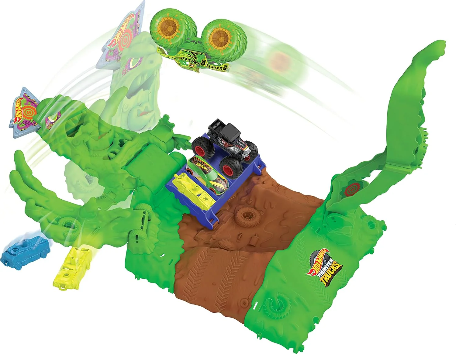Hot Wheels Monster Trucks Arena Gunkster Ooze Battle HPN72 - Image 2