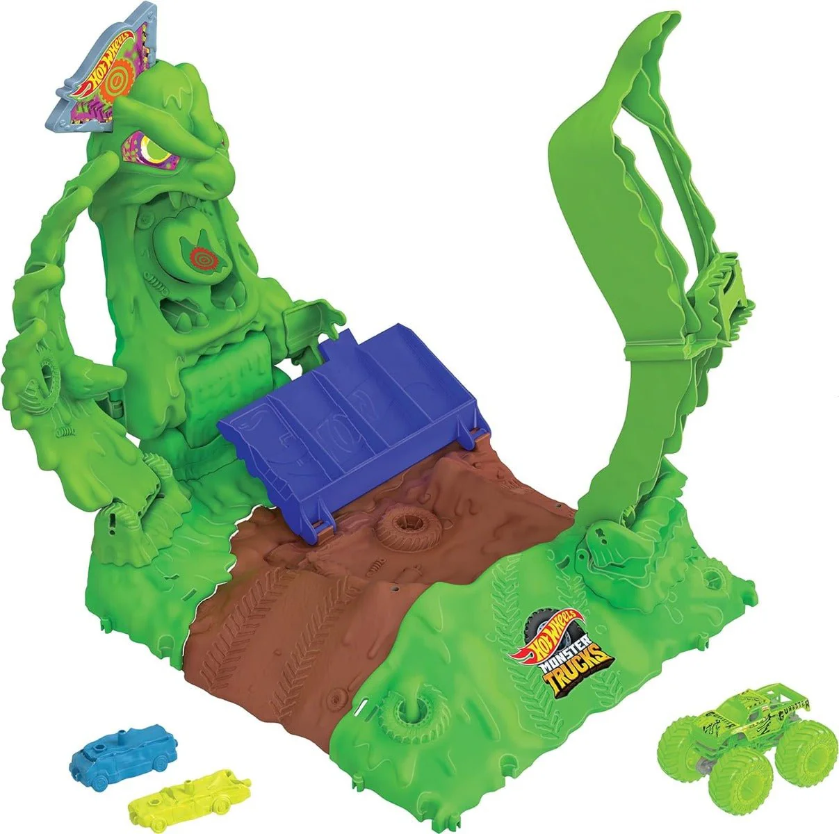 Hot Wheels Monster Trucks Arena Gunkster Ooze Battle HPN72 - Image 5