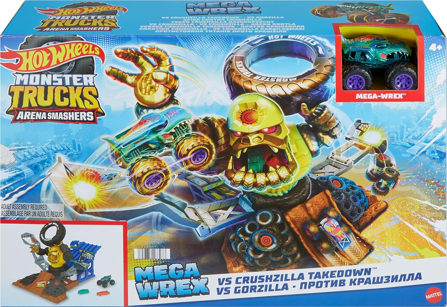 Hot Wheels Monster Trucks Arena World Championship Playset HPN71