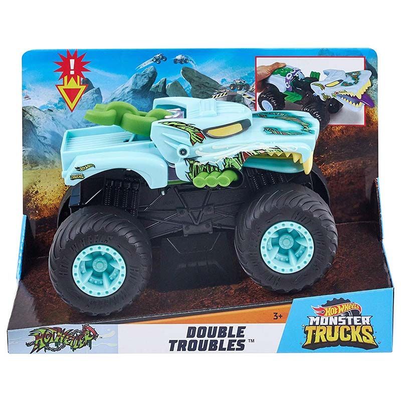 Hot Wheels Monster Trucks Double Troubles Hotweiler Vehicle