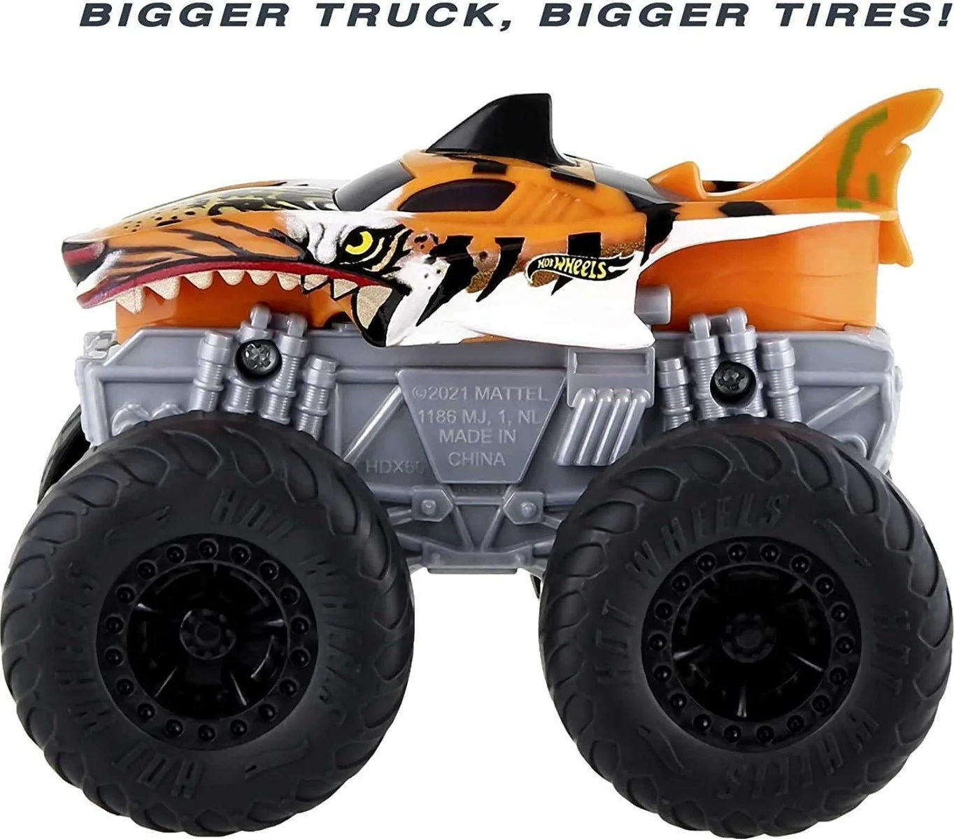 Hot Wheels Monster Trucks Roarin' Wreckers Tiger Shark HDX62/HDX60 - Image 6