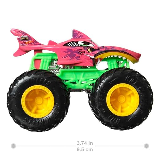 Hot Wheels Monster Trucks Color Shifters Shark Wreak - Image 3