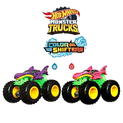Hot Wheels Monster Trucks Color Shifters Shark Wreak - Image 4