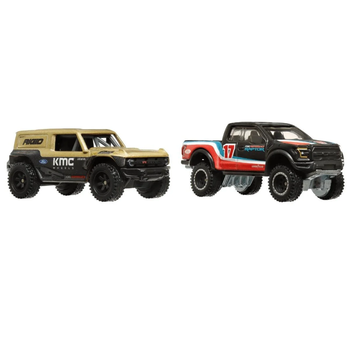 Hot Wheels Premium Car Culture Pack of 2 - Ford Bronco R And '17 Ford F-150 Raptor HRR77/HBL96 - Image 3