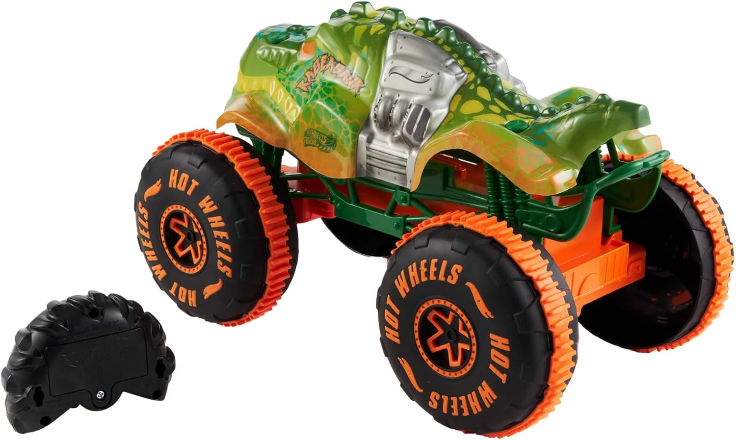 Hot Wheels RC Monster Trucks Sharks vs Dinos 1:15 Scale JBH03