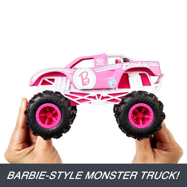 Hot Wheels Remote controlled 1:64 Barbie Monster Truck - Image 2