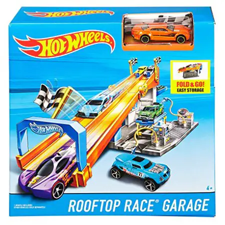 Hot Wheels Rooftop Race Garage Action Set DRB29 - Image 3