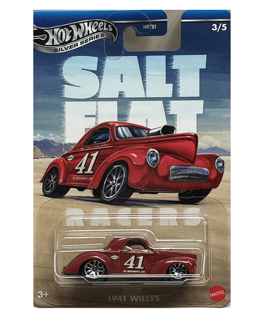 Hot Wheels Silver Series Salt Flat Racers 1941 Willys HRT81/JBY83