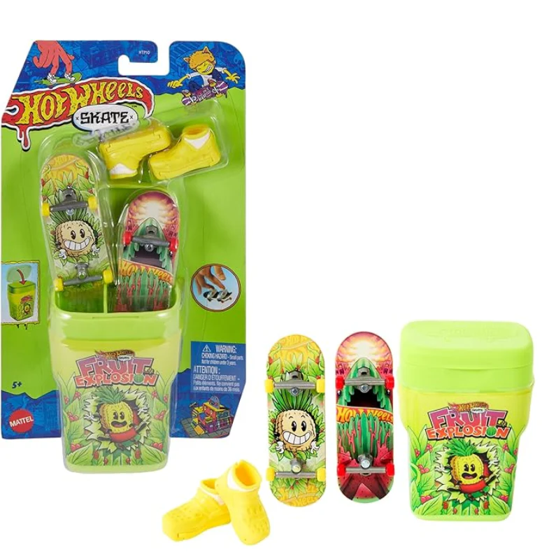 Hot Wheels Skate Container 2 Pack - Green