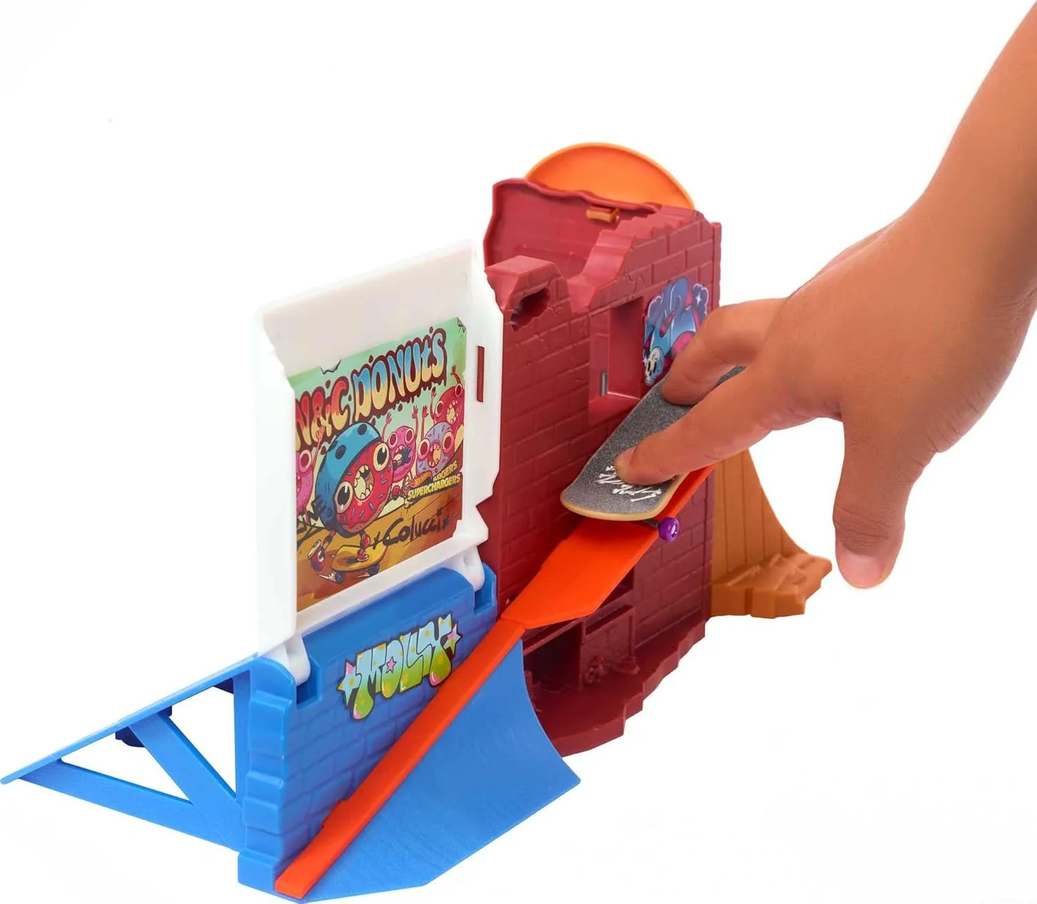 Hot Wheels Skate Fingerboard Donut Skatepark HGT92/HGT91 - Image 4
