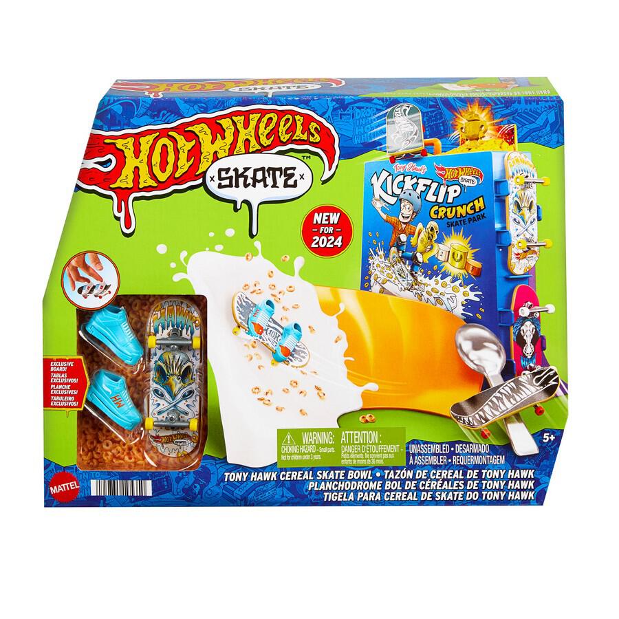 Hot Wheels Skate Tony Hawk Cereal Bowl Fingerboard Set - Image 7