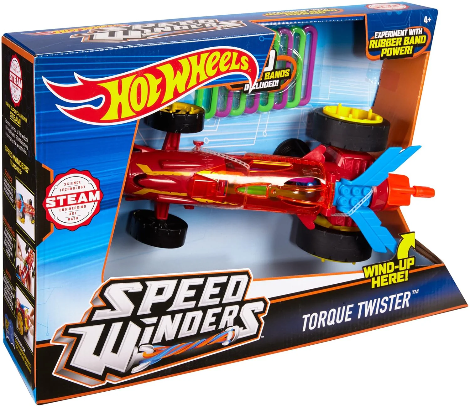 Hot Wheels Speed Winders Torque Twister Vehicle Red DPB63