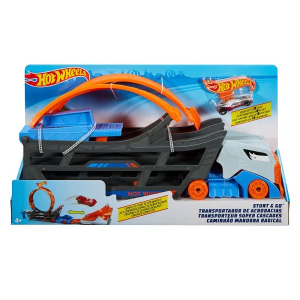 Hot Wheels Stunt n Go Track Set Transporter Storage GCK38 - Image 4