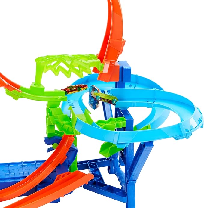 Hot Wheels Stunt Tracks Mid-Air Crash JFD12 - Image 4