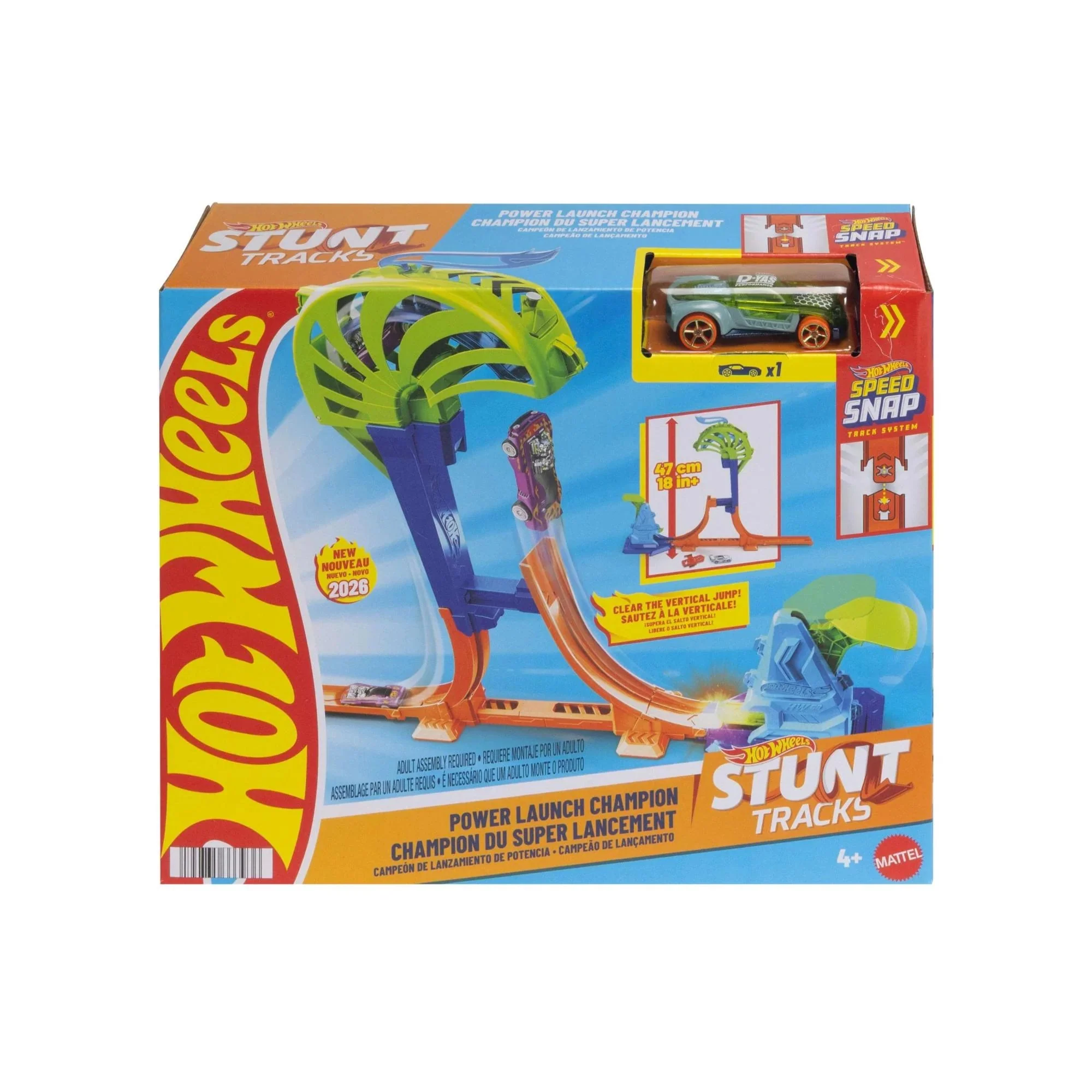 Hot Wheels Stunt Tracks Power Launch Champion - Image 3