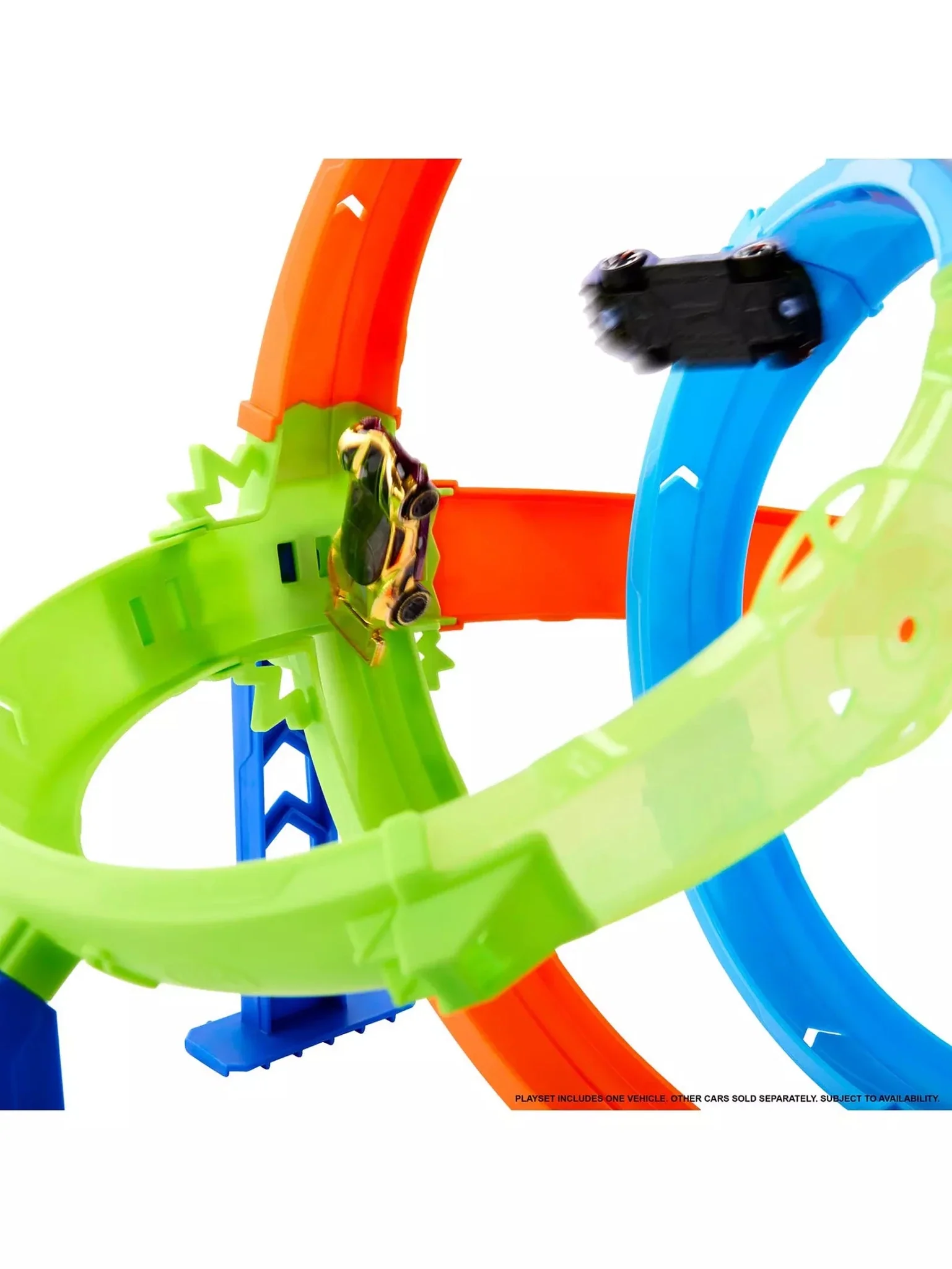 Hot Wheels Stunt Tracks Rapid Launch Cyclone Track Set JHK73 - Image 5