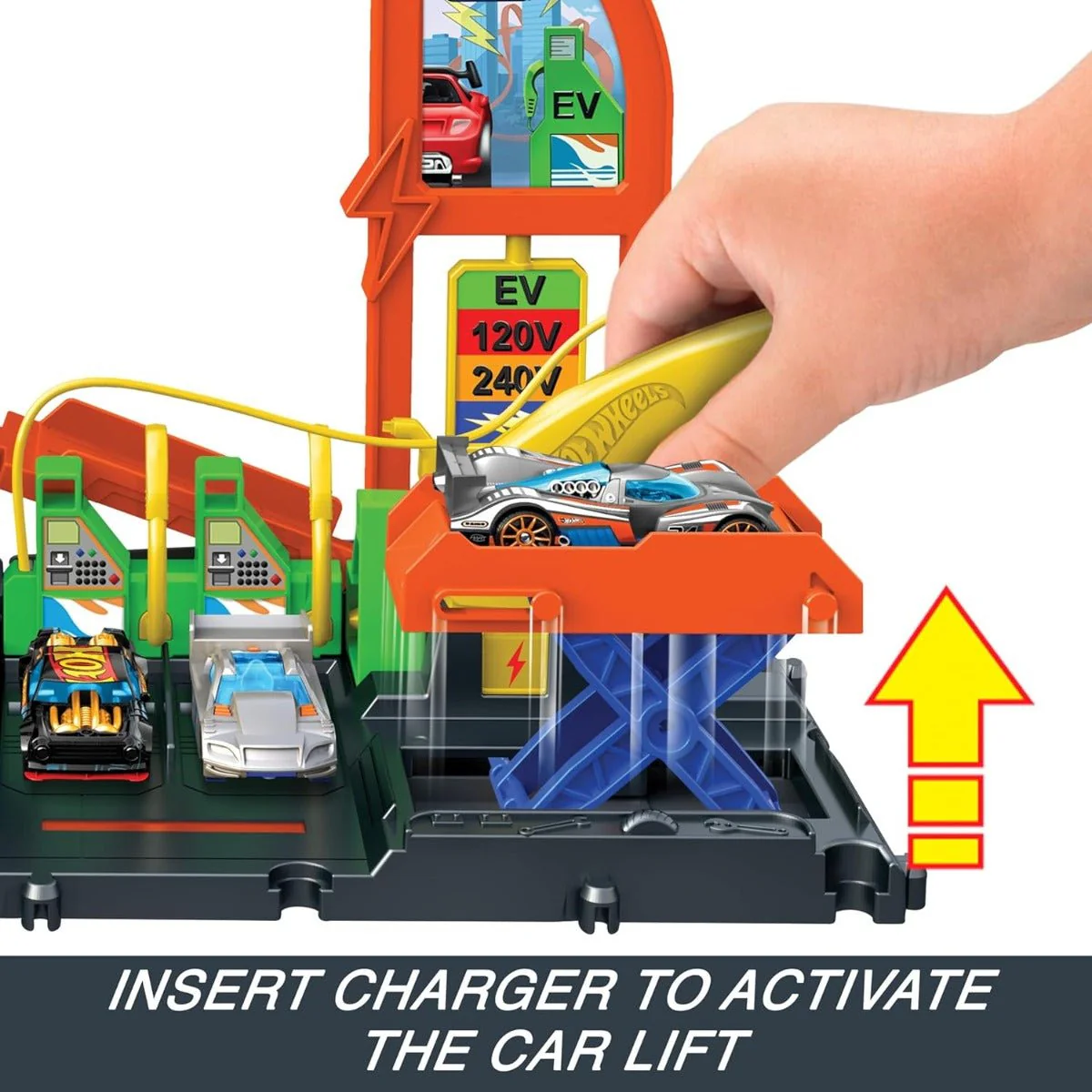 Hot Wheels Super Recharge Fuel Station Playset HTN79 - Image 2