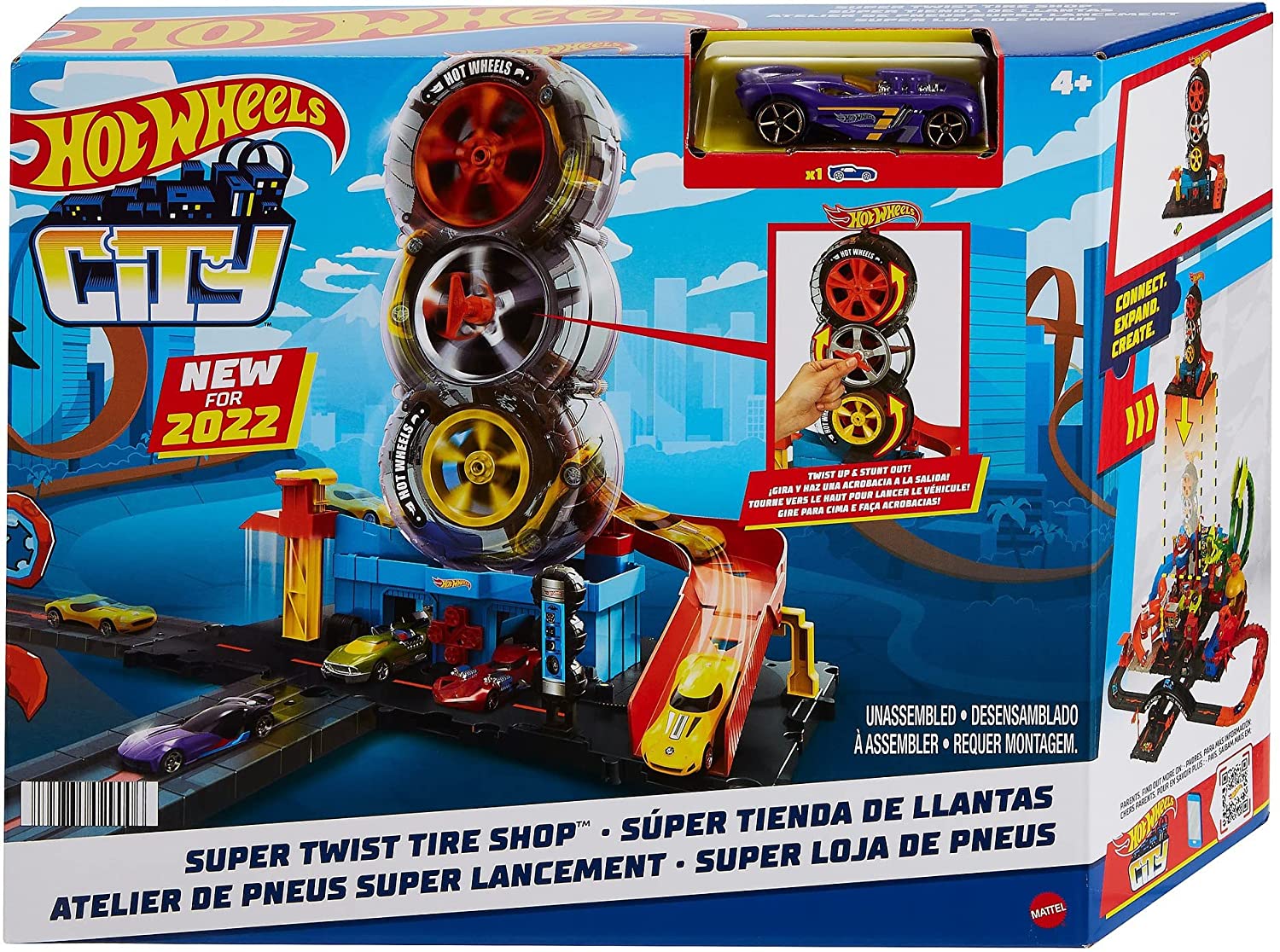 Hot Wheels Super Twist Tire Shop Playset HDP02 - Image 5