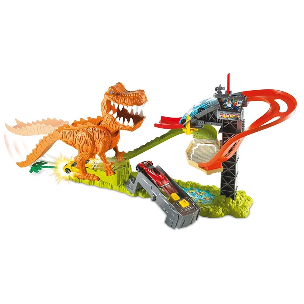 Hot Wheels T-REX Dinosaur Takedown Playset FFW81 - Image 4