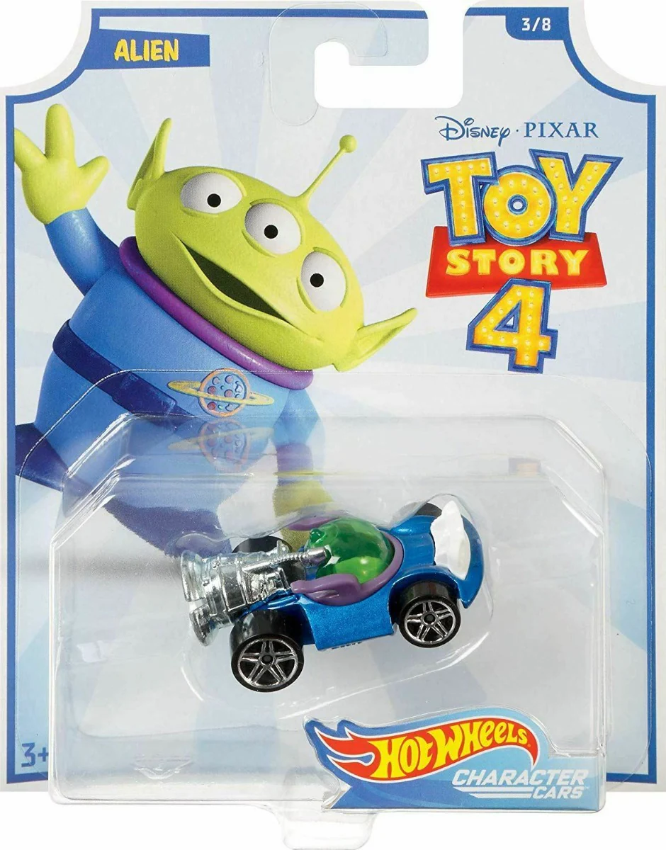 Hot Wheels Toy Story 4 Alien diecast character car - Image 2