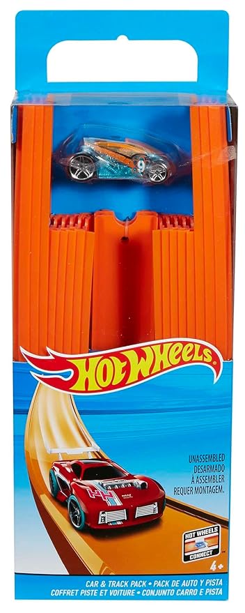 Hot Wheels Track Builder Straight Track With Car [BHT77] - Image 2