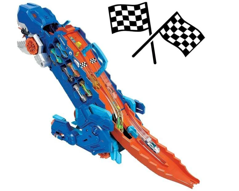 Hot Wheels Transforming City T-Rex Ultimate Hauler HNG50 - Image 6