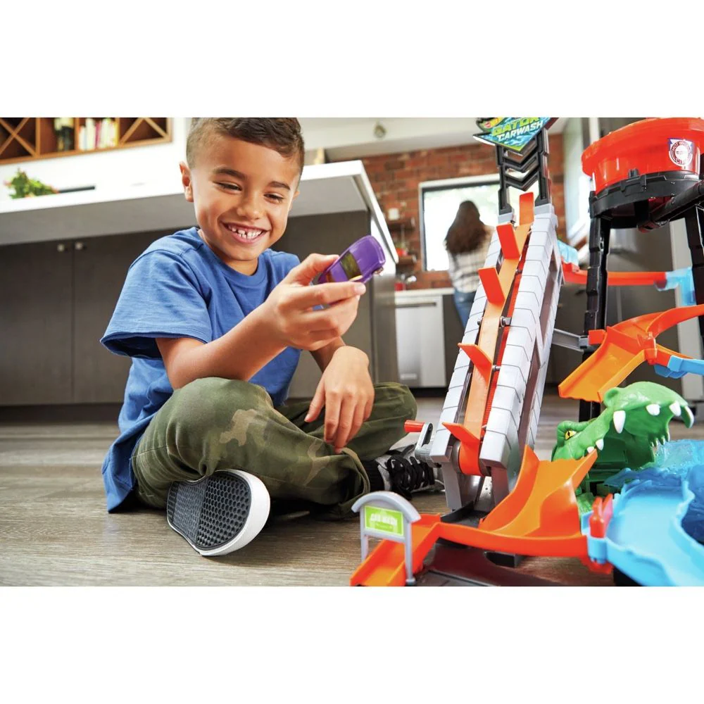 Hot Wheels Ultimate Gator Car Wash Playset FTB67 - Image 4