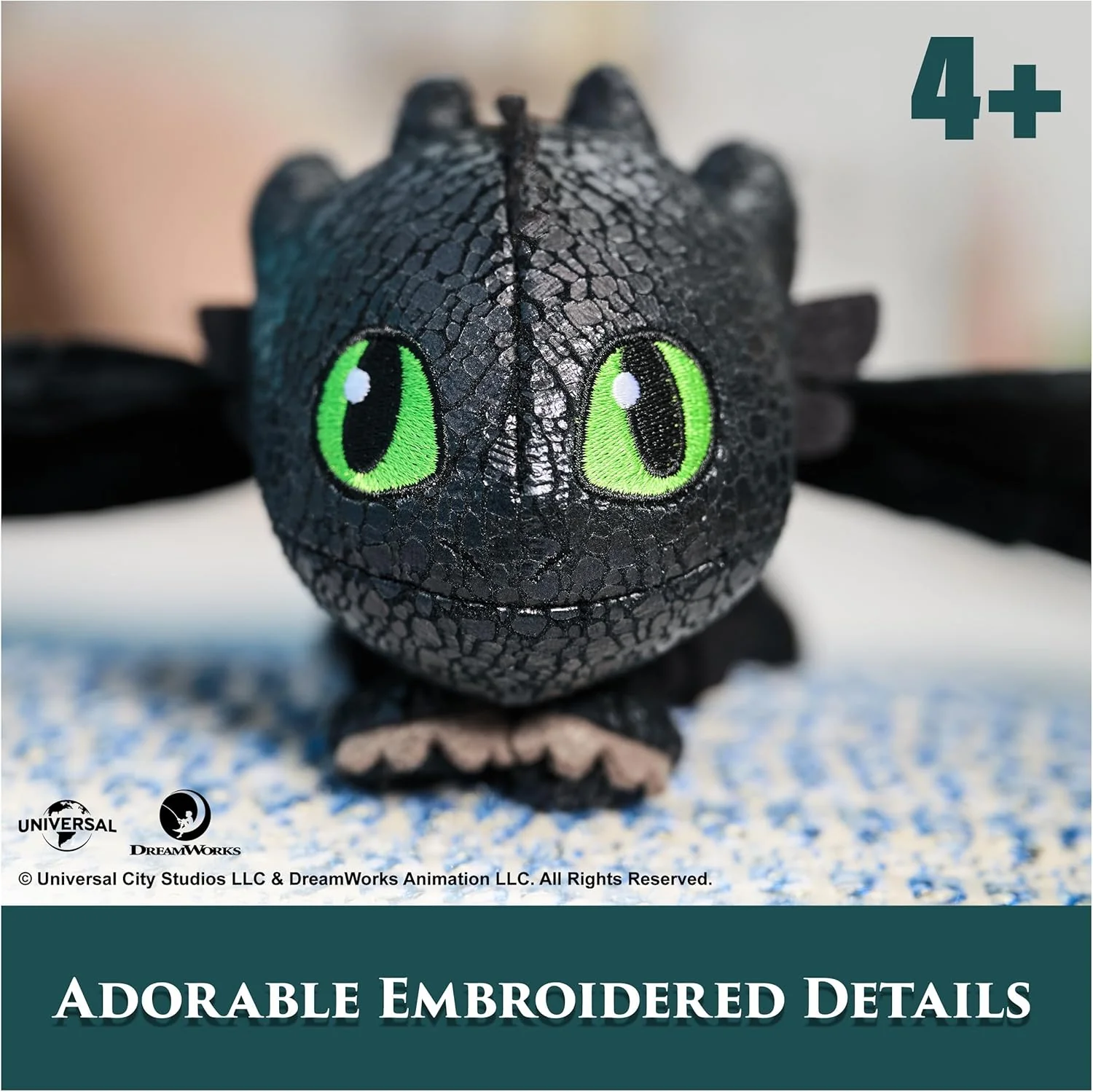 How To Train Your Dragon Feature Plush Toothless 12-Inch 6072913 - Image 4