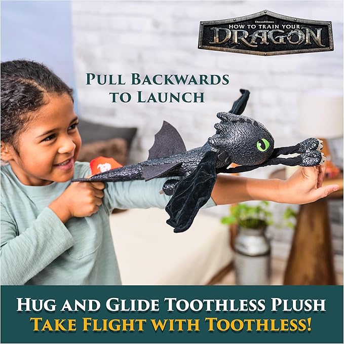 How To Train Your Dragon Feature Plush Toothless 12-Inch 6072913 - Image 9