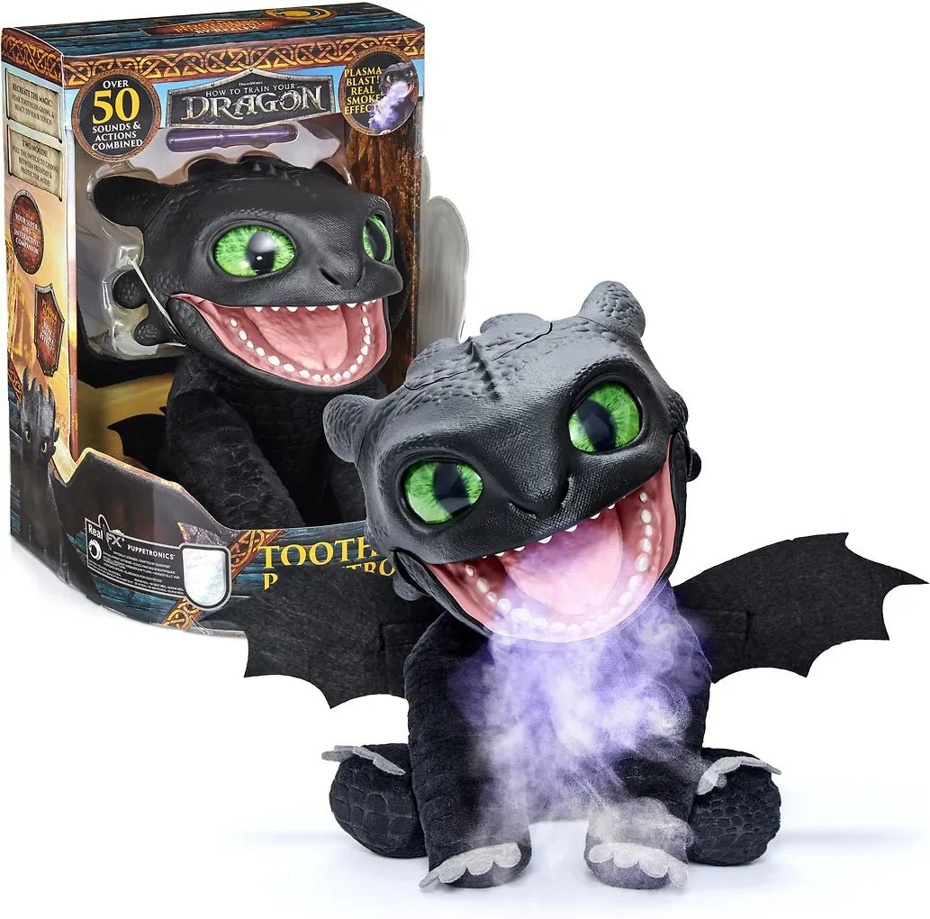 How To Train Your Dragon Real Toothless Puppetronic HTTYD-1001-01