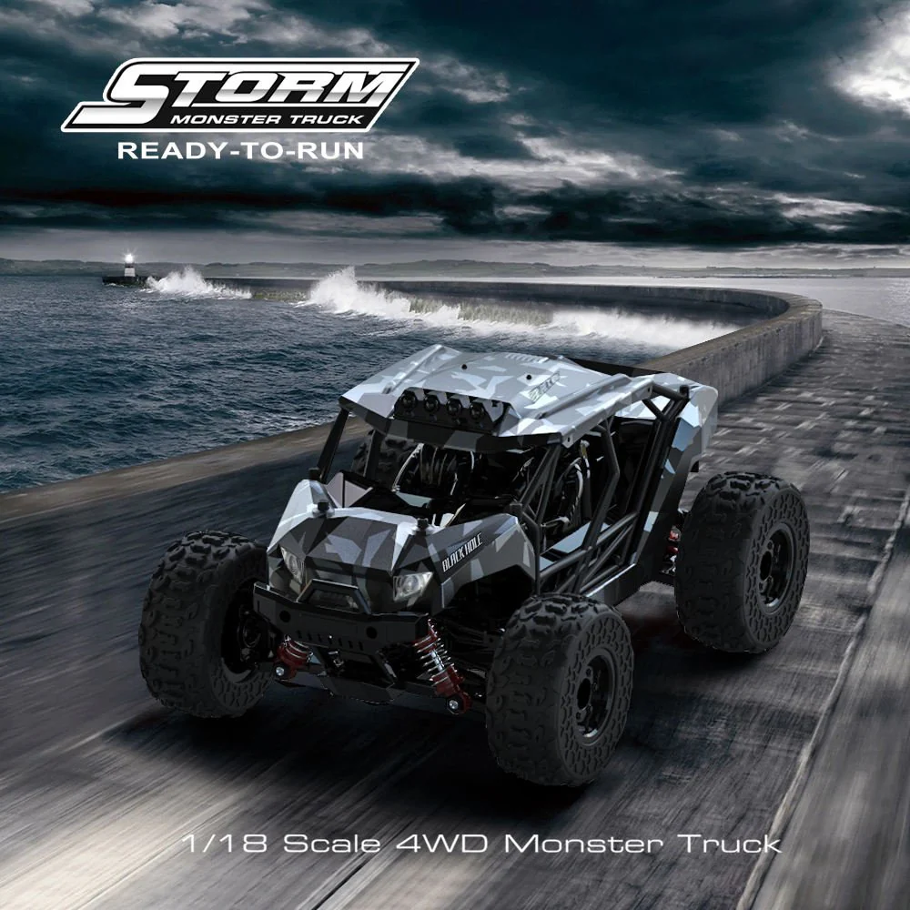 Black Hole 4-WD RC Car 1:18 Scale Asstd. HS18331 - Image 3