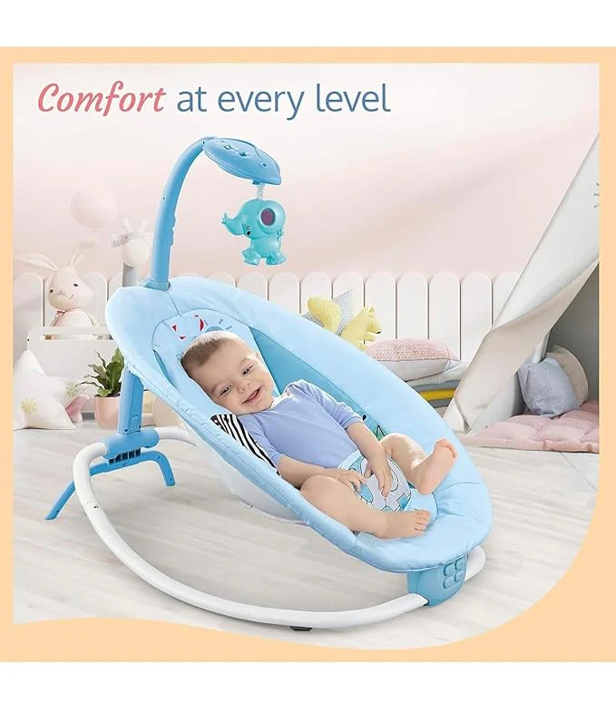 Hu-Baby Rhythic Rocker Chair Blue B2118/69851 - Image 5