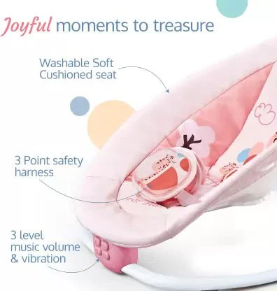 Hu-Baby Rhythic Rocker Chair Pink B2117/69850 - Image 2