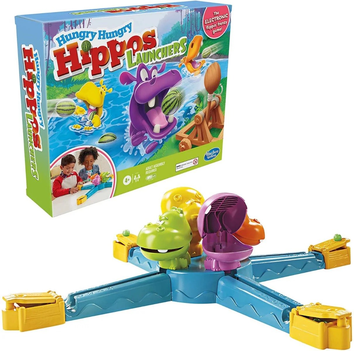 Hungry Hungry Hippos Launchers Game E9707 - Image 2