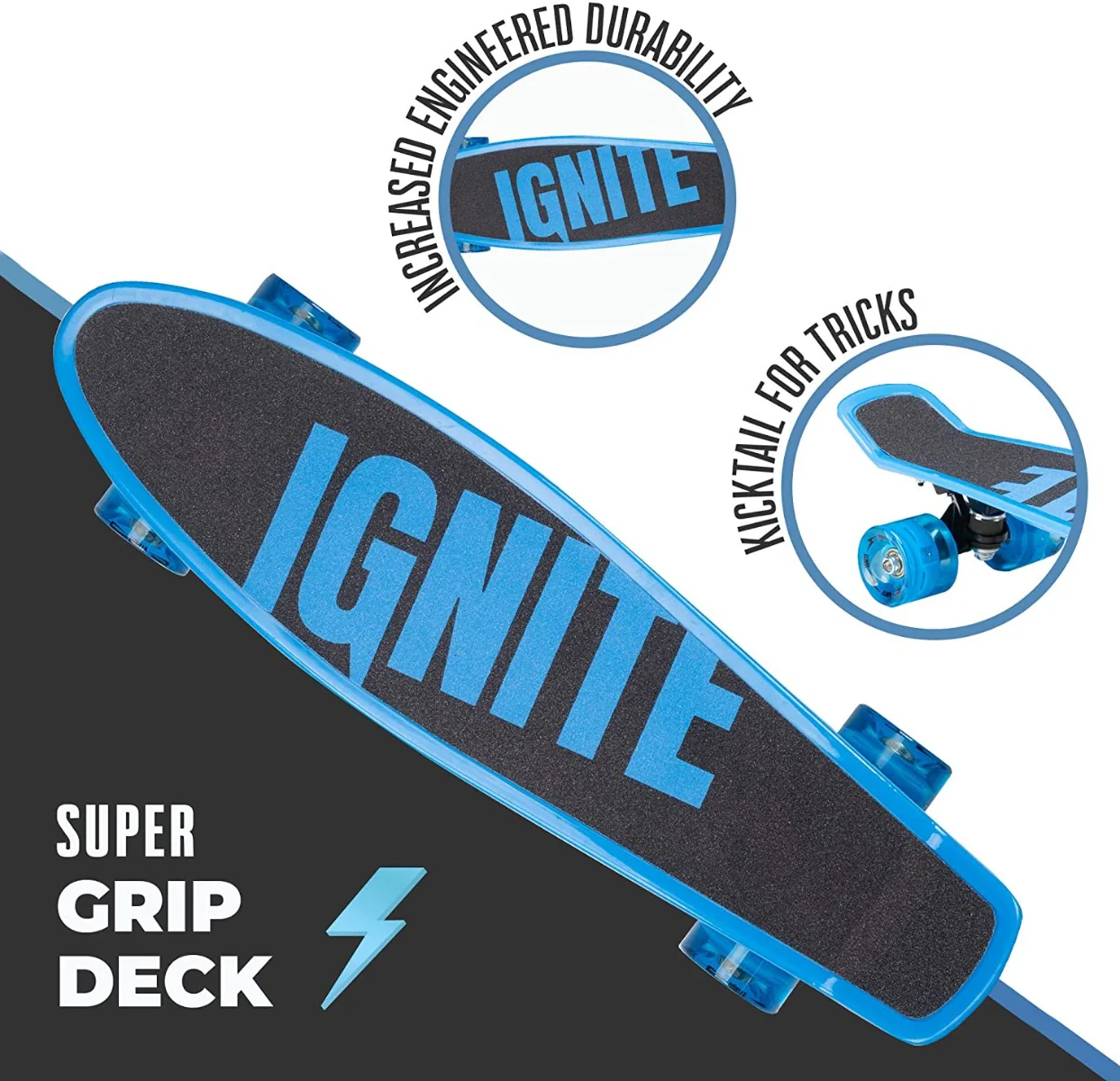 Ignite Tyro Skateboard Combo Pack Blue IGN-COM-TYR-BLU - Image 3
