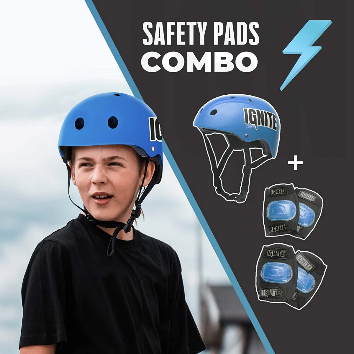 Ignite Tyro Skateboard Combo Pack Blue IGN-COM-TYR-BLU - Image 4