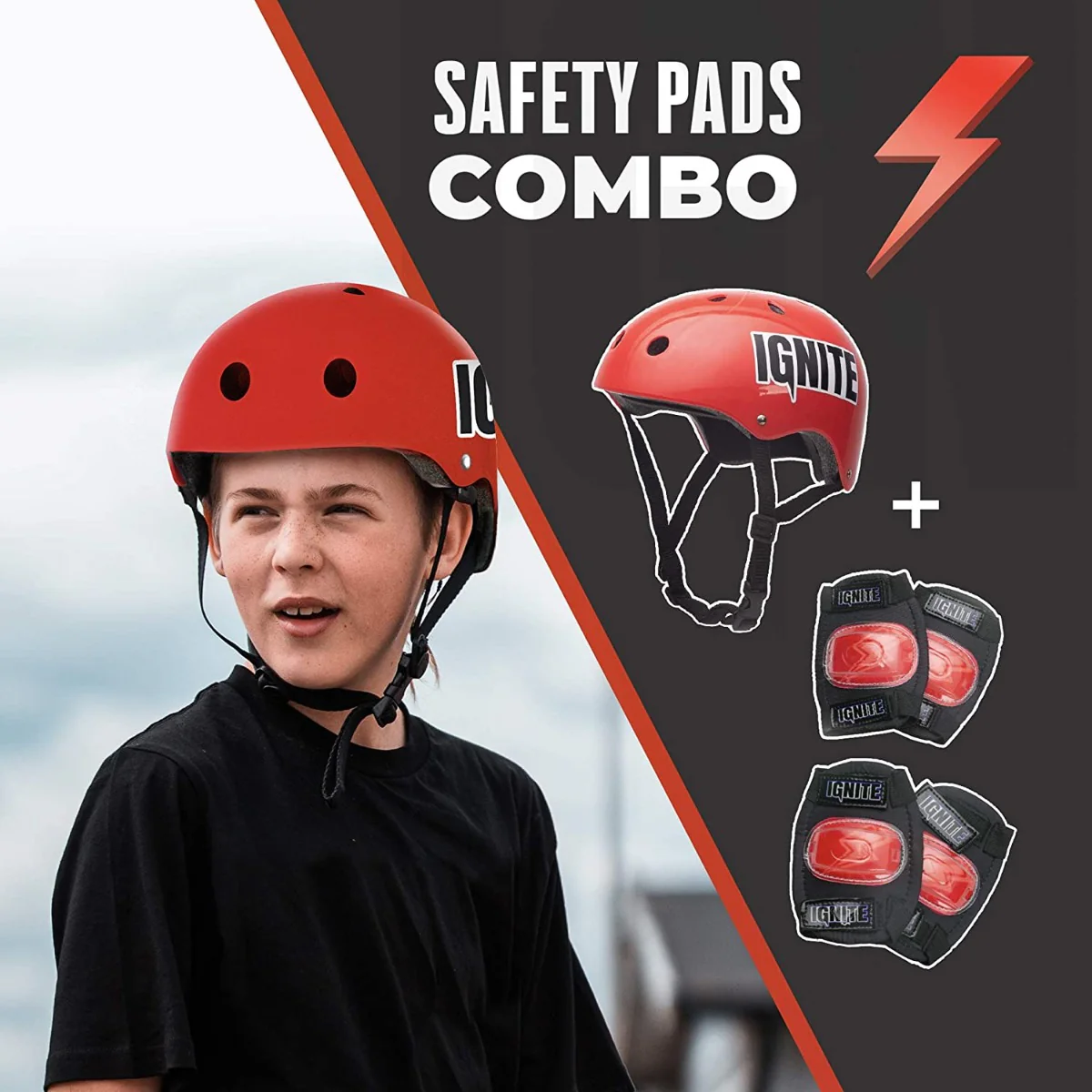 Ignite Tyro Skateboard Combo Pack Red IGN-COM-TYR-RED - Image 4