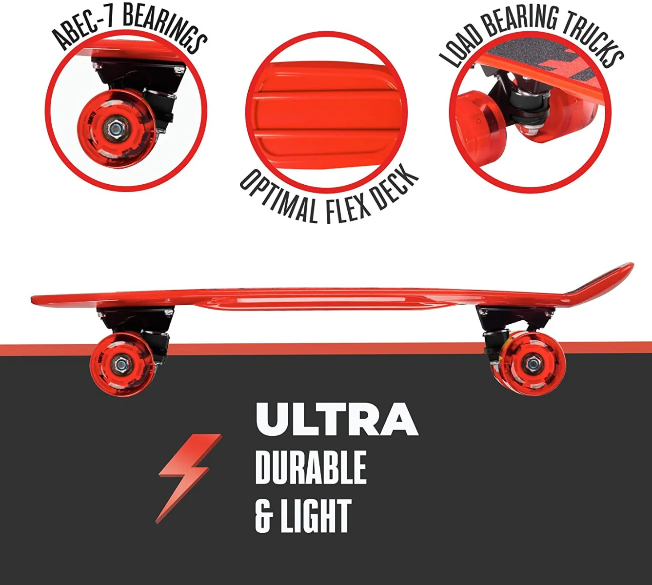 Ignite Tyro Skateboard Combo Pack Red IGN-COM-TYR-RED - Image 5