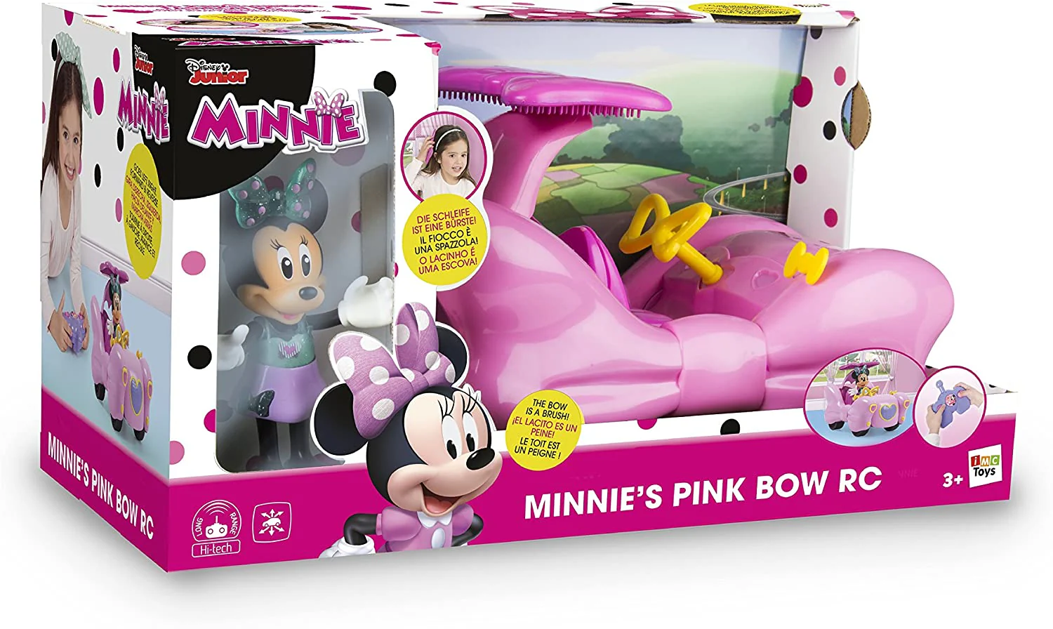 IMC TOYS Minnie Remote Control Thunder fashion Car Pink 184190 - Image 2