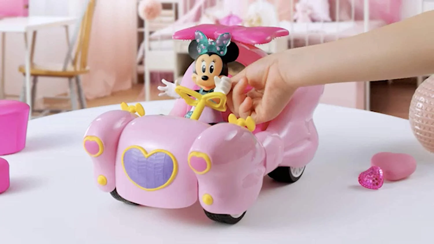 IMC TOYS Minnie Remote Control Thunder fashion Car Pink 184190 - Image 3