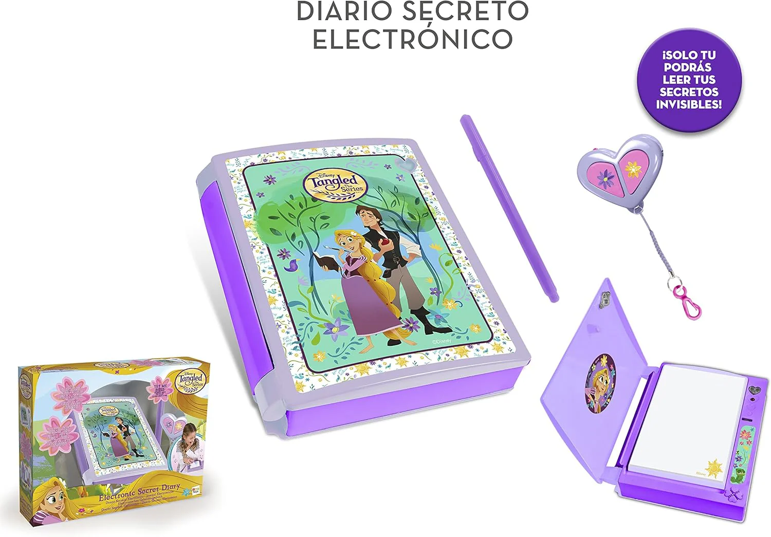 IMC TOYS Tangled Electronic Diary Purple 211452 - Image 2