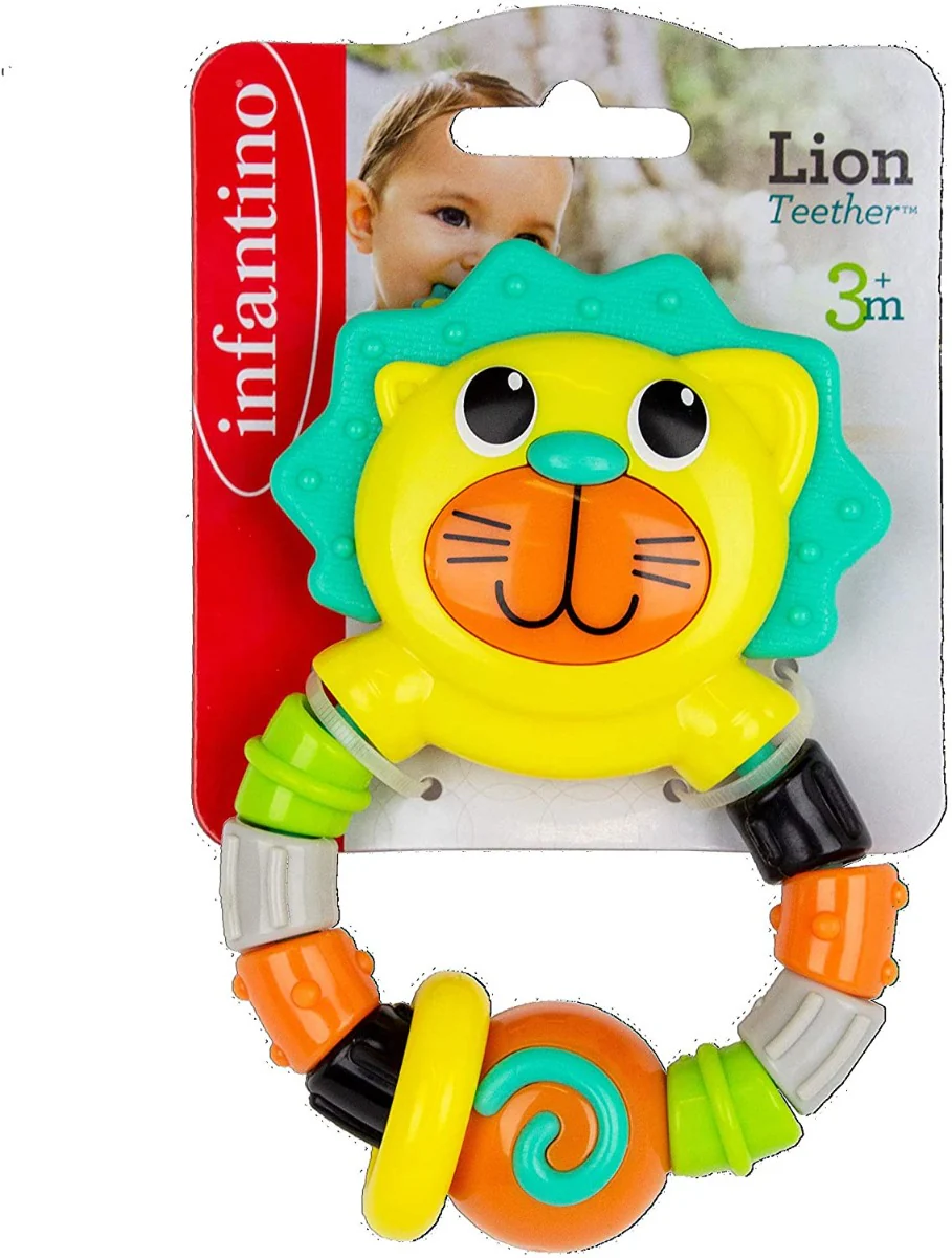 Infantino Bendy Lion Teether IN216274 - Image 4
