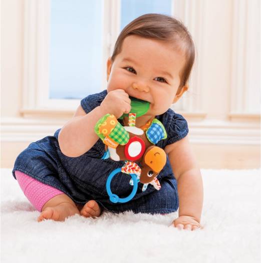 Infantino Jittery Cow Green IN005058 - Image 3