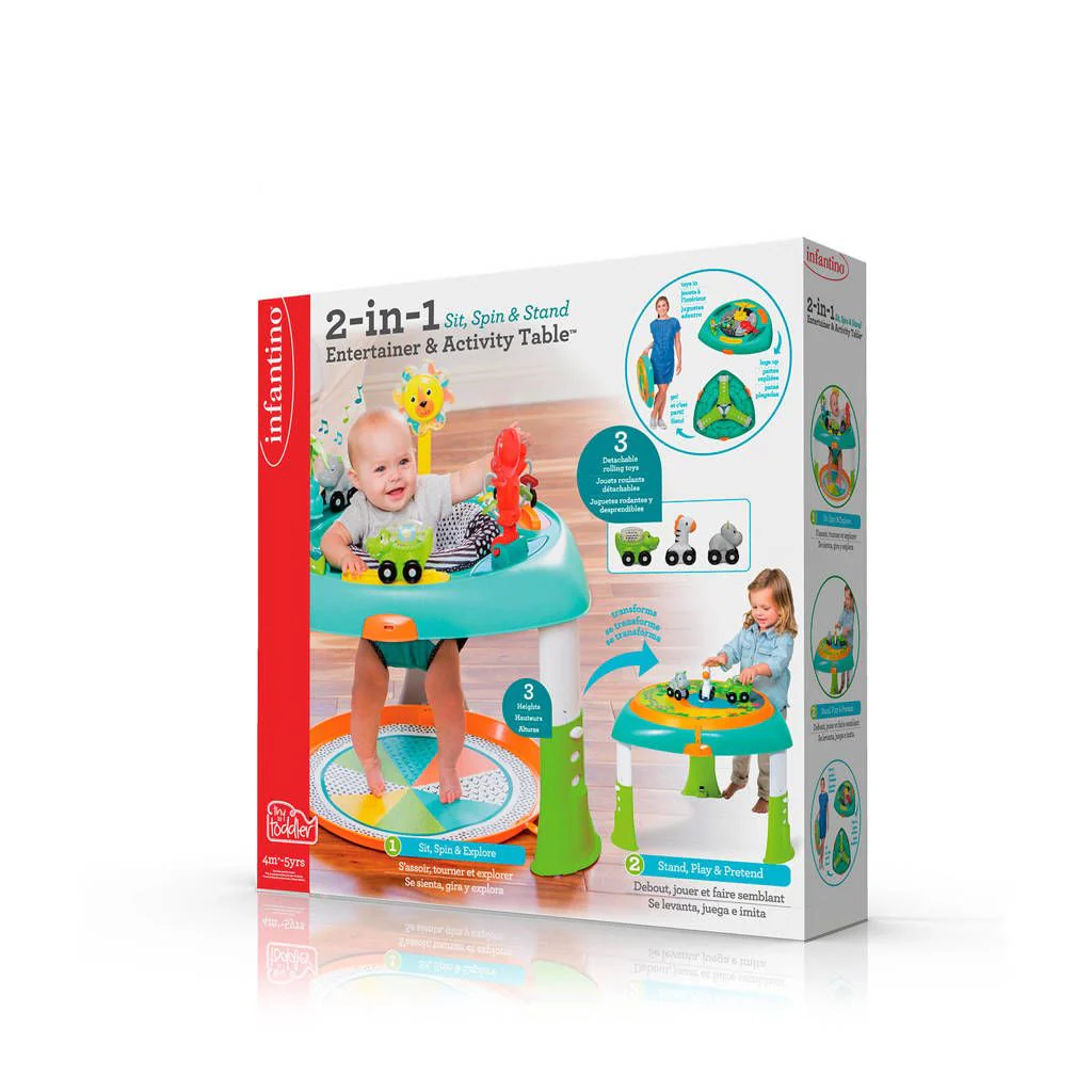 Infantino Sit Spin and Stand Activity Table - Image 9