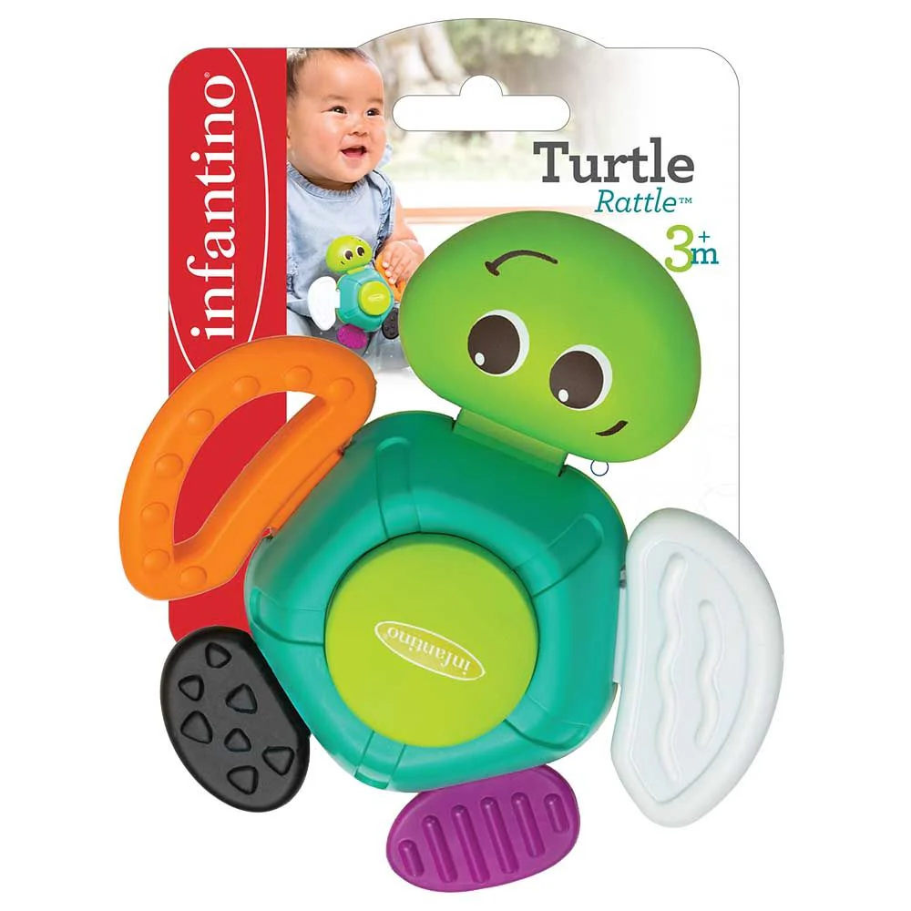 Infantino Turtle Rattle IN216279 - Image 2