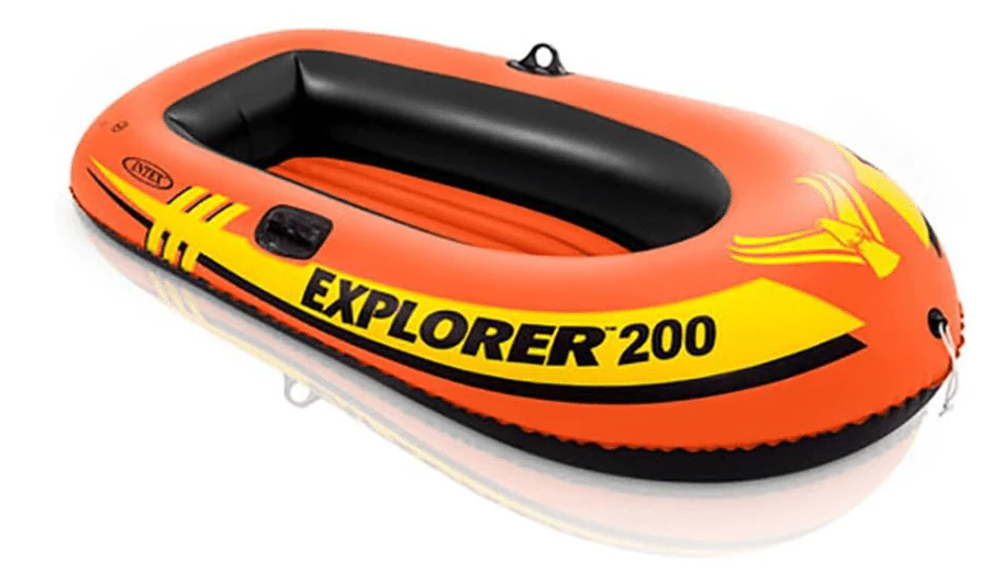 Intex Explorer 200 Inflatable Boat with Paddle 185x94x41cm - Image 2